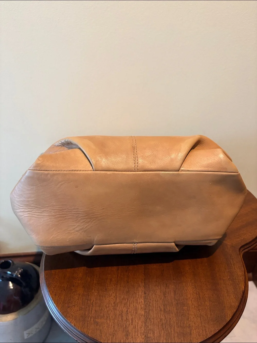 Coach SoHo F15084  convertible bag  shoulder /Crossbody  smooth leather tan EUC